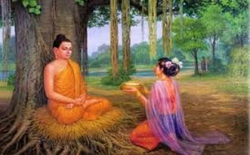 Cô gái nghèo cúng Phật